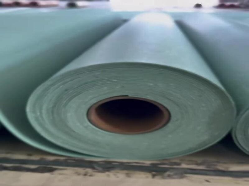 Quality control team reviewing PVC flooring defect classification